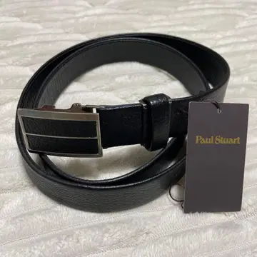 폴 스튜어트 가죽 벨트 블랙