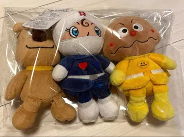 호빵맨 봉제 인형 3개