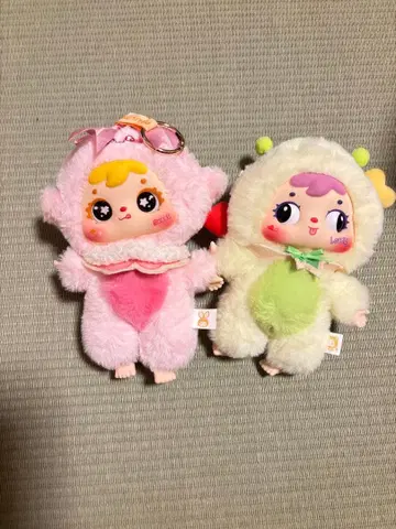귀여운 캐릭터 봉제 인형 2체 세트