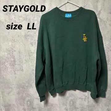 STAY GOLD LA 로고 다크 그린 트레이닝복