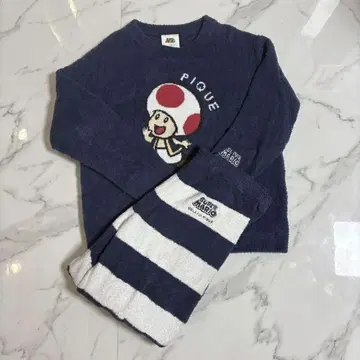 젤라또피케 슈퍼 마리오 콜라보 룸웨어 셋업 키노피오 끈 없음