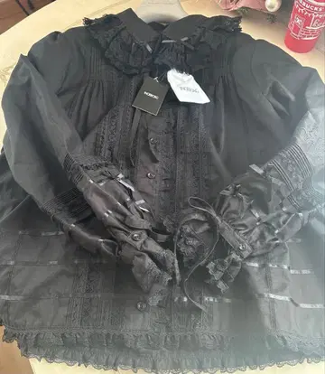 INGEBORG 코튼 블라우스 블랙