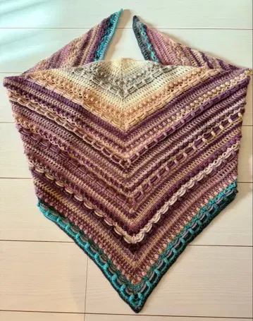 삼각형 숄 손뜨개질