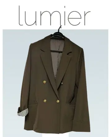 lumier 테일러드 자켓 브라운 12월 말까지 게재