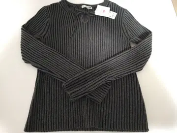 UNIQLO 다크 그레이 리브 스웨터 M jwanderson 새상품