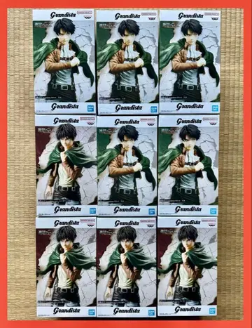 9점 피규어 묶음 판매 진격의 거인 엘렌 리바이