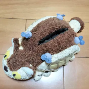 고양이 버스 포켓 티슈 케이스 봉제 인형 토토로