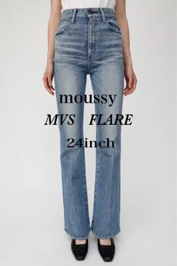 moussy MVS FLARE 24inch 데님 팬츠