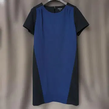 INDIVI 반팔 무릎 기장 원피스 38