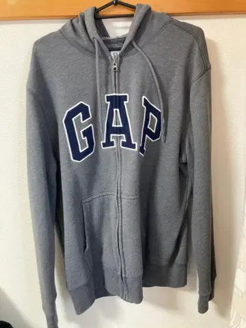 GAP 갭 풀 집업 후드티 그레이 사이즈 M