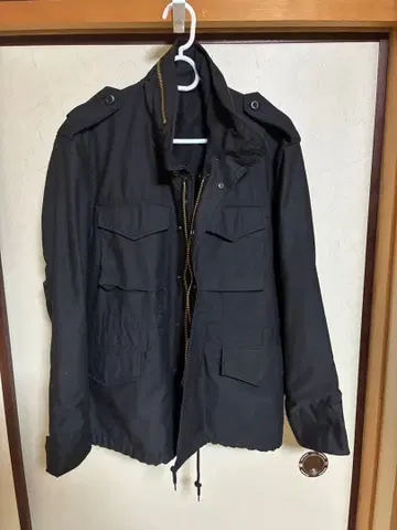 블랙 밀리터리 자켓