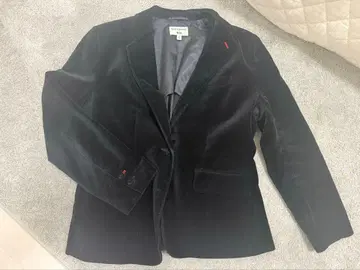 UNIQLO 코듀로이 블랙 테일러드 자켓 XXL