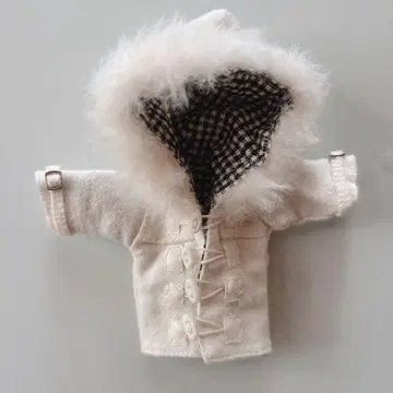 인형 의류 코트 넨도로이드돌 오비츠11 1/12 화이트