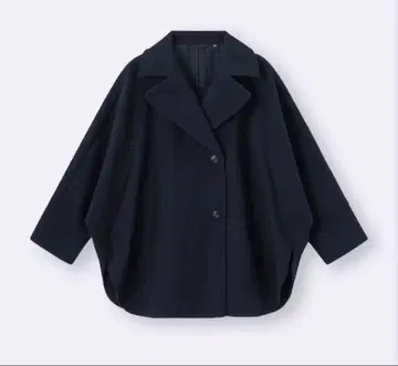 GU 코지 멜톤 케이프 코트 Z+E 네이비 S 시착만 한 상품