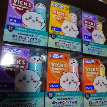 VICKS 메디케이티드 드롭스 치이카와 (먼작귀) 풀컴프