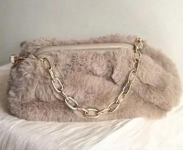 TIARA 숄더 끈 포함 체인 에코 퍼 백