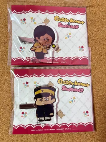 골든 카무이 x SWIMMER 아크릴 클립 코이토&츠키시마