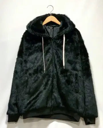 새상품 RE730 볼륨 샤기 후드 자켓