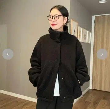 시마무라 ammy Lutique 시프톤 보아 스탠드 블루종 블랙 L