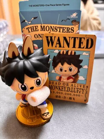 ONEPIECE x LABUBU 콜라보 피규어 POPMART 루피