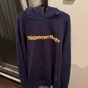 thisisneverthat 네이비 후드티