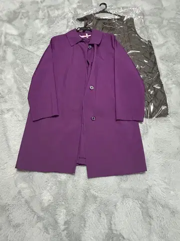 매킨토시 런던 퍼플 트렌치코트 사이즈 44