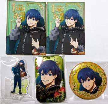블루 록 이사기 요이치 캔뱃지 스퀘어 캔 미니 미니 아크릴 스탠드 특전