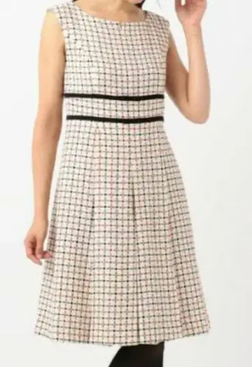 TOCCA 원피스 울 체크