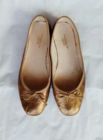 SLOBE IENA 발레 슈즈 골드 36 키아로스쿠로