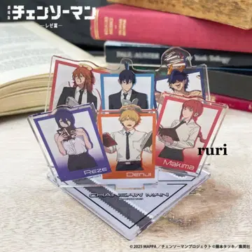 [ 미개봉 ] 체인소 맨 레제편 서점 한정판 집합 아크릴 스탠드