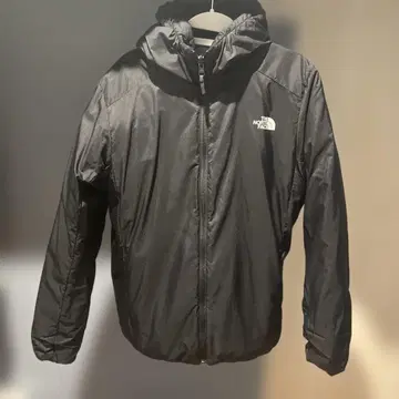 THE NORTH FACE 리버서블 블랙 후드 부착 자켓