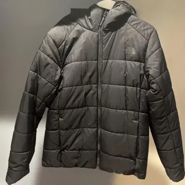 THE NORTH FACE 리버서블 블랙 후드 부착 자켓