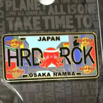 하드록 카페 난바 오픈 기념 핀 배지 오사카 난바