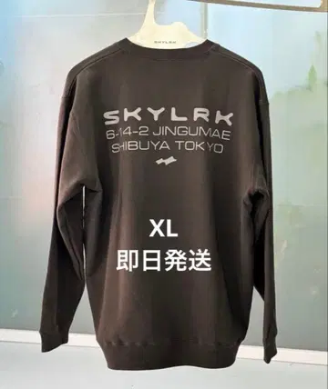 XL 사이즈 SKYLRK 스카이 팝업 크루넥
