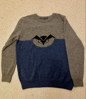 MONSIEUR LACENAIRE 올빼미 패턴 니트 스웨터