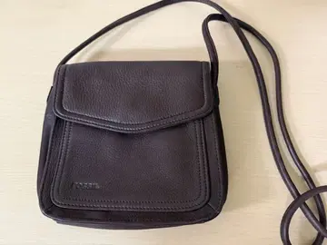 FOSSIL 천연 가죽 숄더백