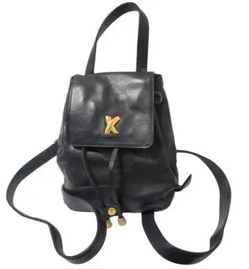 작은 팔로마 피카소 백팩 가죽 블랙 빈티지