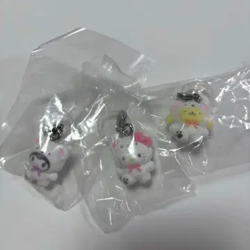 메지루시 액세서리 후와후와 스노우 산리오 참