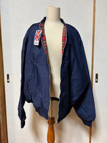 봄버 MA-1형 해링턴 네이비 점퍼 XXL 영국제