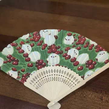 시마연가 부채 케이스 포함 핸드메이드