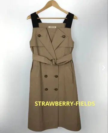 STRAWBERRY-FIELDS 트렌치 원피스 베이지