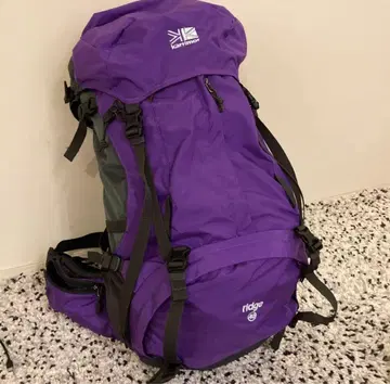카리머 ridge 40L 트레킹 백팩 보라색/그레이