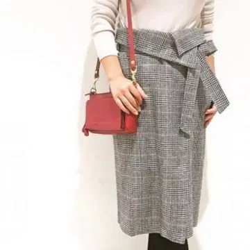 [ 새상품 ] KATHARINE ROSS 턴오프 랩스커트