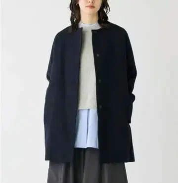 24aw 컨디션 최상 이네드 노카라 코트 수페리어 옷장 이네드