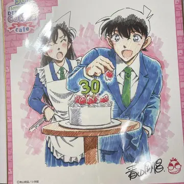 명탐정 코난 연재 30주년 기념 카페 색지