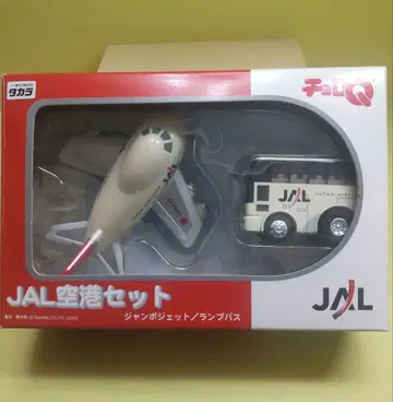 오리지널 초로Q [ JAL 공항 세트 ] 점보 제트 / 램프 버스