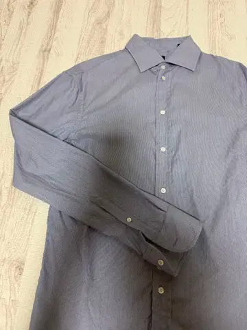 EMPORIO ARMANI 모던 핏 긴팔 셔츠 스트라이프