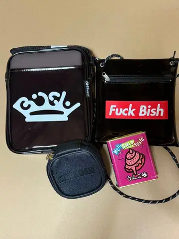 BiSH 미니 파우치 3개 세트 + 덤