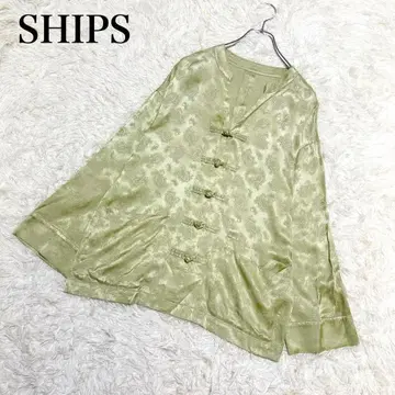 최근 모델 쉽스 새틴 자카드 쿵푸 셔츠 자켓