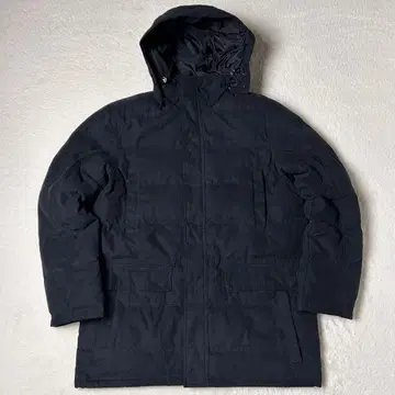 엘엘빈 후드 부착 다운 자켓 다운 코트 블랙